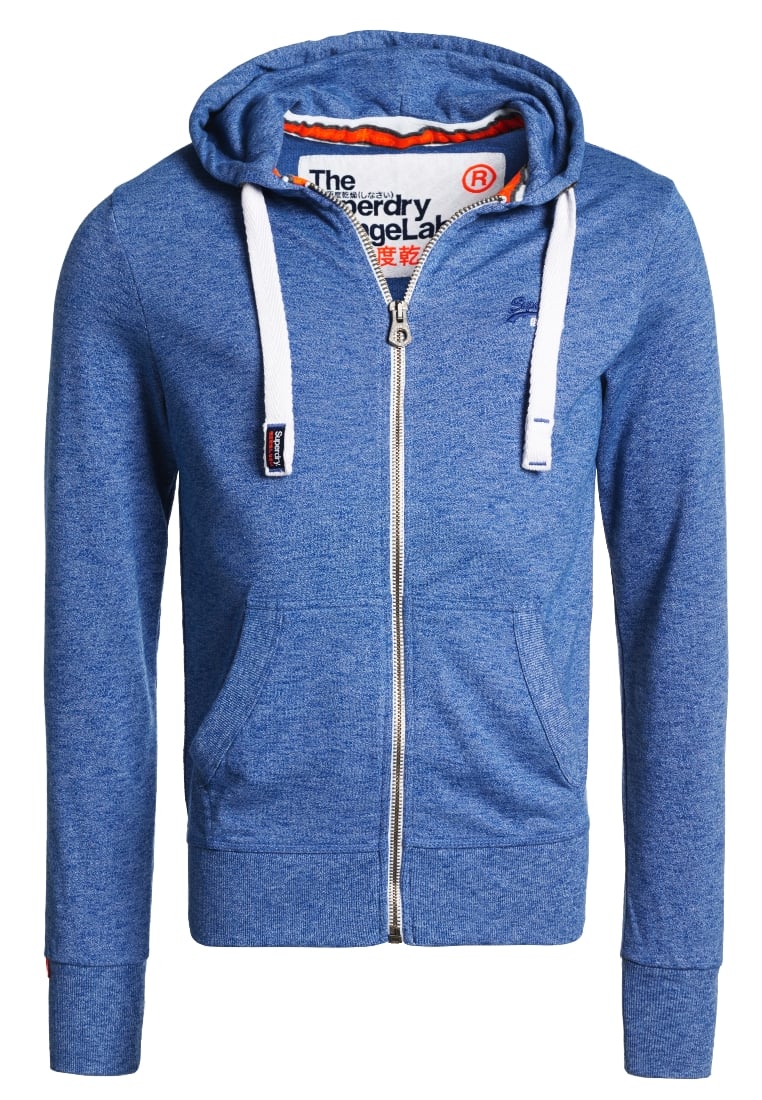 Zippé Superdry Sweat Mazarine Homme Gilets Pulls Label Orange amp; wqxF0qa